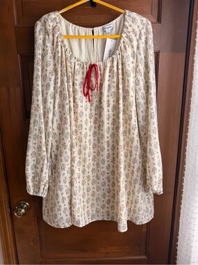 PRETTY GARBAGE LONG SLEEVE BABY DOLL DRESS ❤️